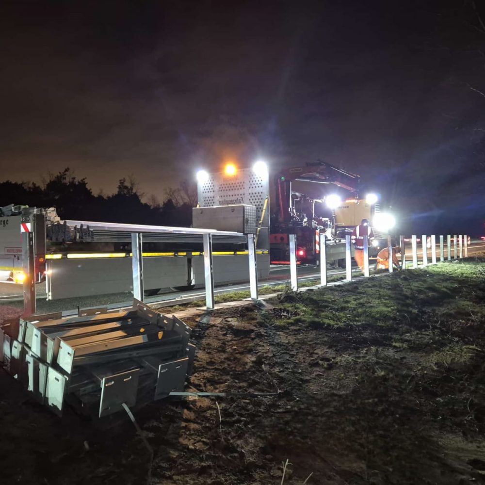 A3 Frankfurt_Absicherung Schilderbrücken_2024